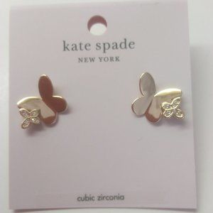 Kate Spade New Gold Butterfly Earrings